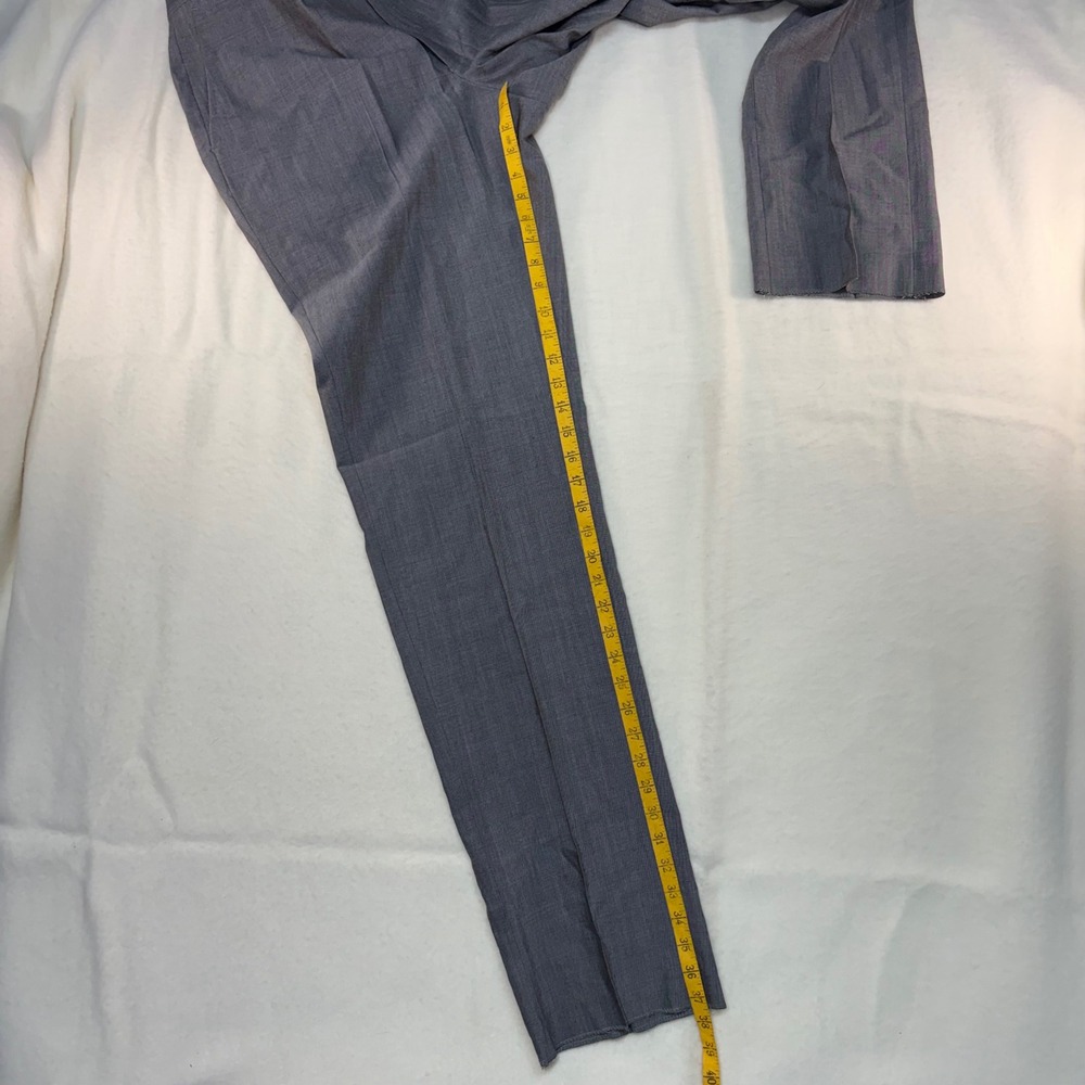 Pronto Uomo Mens Gray 100% Wool Flat Front Modern Fit Dress Pants Size 38 NEW - Picture 6 of 9